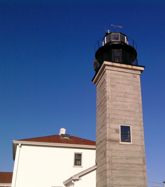 Tyler's Final Resting Place. Beavertail Lighthouse December  14, 2010 Visit