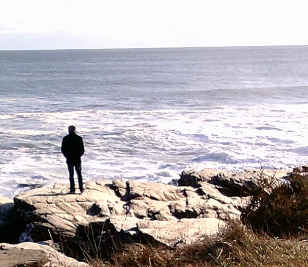 Tyler's Final Resting Place. Beavertail Lighthouse December  14, 2010 Visit