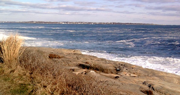 Tyler's Final Resting Place. Beavertail Lighthouse December  14, 2010 Visit